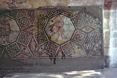 Personifikationen von Flüssen (Mosaik) von Byzantine